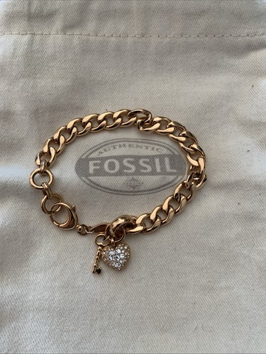 Bracciale cuore fossile - , e