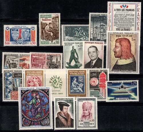 Francia 1964 1404 1421 - 1964, yv.