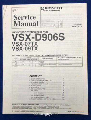 Manuale servizio ricevitore - manuale,