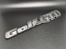 VOLKSWAGEN VW GOLF GTD LOGO SIGLA EMBLEMA FREGIO STEMMA SCRITTA TARGHETTA BADGE