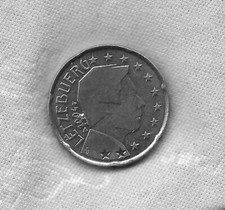 Moneta da 20 cent. di euro LETZEBUERG anno 2004 con difetto di conio eccesso di 