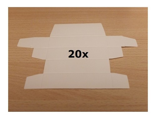20x scatola bianca per valvole - 20x,