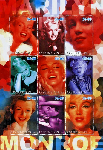 Uzbekistan 2002 marilyn monroe - uzbekistan,