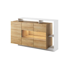 Credenza DORA rovere bianco tre ante moderna salotto design esclusivo capiente