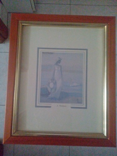 Quadro cornice legno - ,