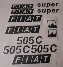 KIT ADESIVI DECALCOMANIE FIAT