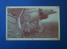 Cartolina Aviatore Charles Lindbergh Spirit of St Louis "We" NV