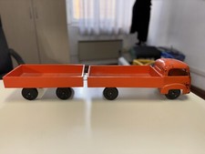 Zax, cabina in bachelite cassone e rimorcho in legno 80 cm anni 50.