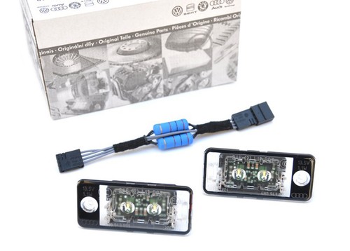 Luci targa led - originali, audi