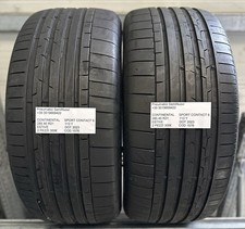 2 PNEUMATICI USATI CONTINENTAL SPORT CONTACT 6 ESTIVE 285 45 R21 113 Y DOT2023