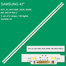 KIT 2 BARRE STRIP 28  LED TV