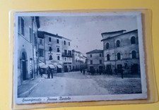 CARTOLINA ANTICA SASSOFERRATO PIAZZA BARTOLO  NO VIAGG
