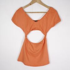 Top Dolce e Gabbana in cotone colore arancione taglia M da donna