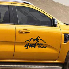 2 Adesivi 4x4 Off Road per
