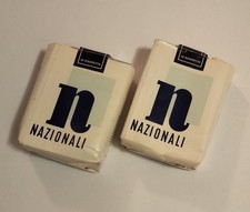 2 Pacchetti vuoti aperti di sigarette nazionali Vintage