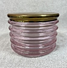 GRANDE SCATOLA ONDA VETRO ROSA