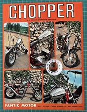 Rara Pubblicità Moto FANTIC MOTOR CHOPPER 1972