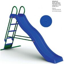 Scivolo da Giardino 285 cm per Bambini in Plastica Scaletta Bimbi Grande Acqua