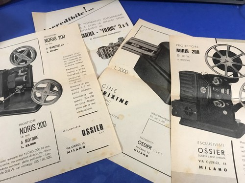 Pubblicità ossier proiettori - ossier,