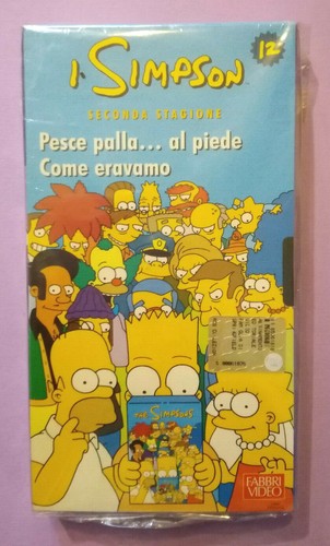 Vhs simpson seconda stagione - vhs,