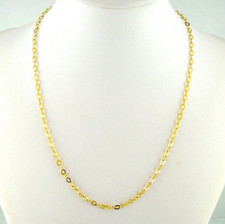 18KT GOLD RHOMBUS CHAIN CHOKER