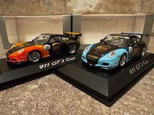 MINICHAMPS SET 2x PORSCHE 911 997 GT3 CUP 2005 PROMO WAP DEALER 1/43 NO SPARK