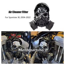 Pulitore filtro aria Skull High-Flow per Harley Sportster XL1200 XL883 2004-2022