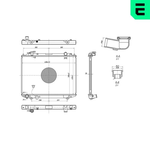 Era radiatore motore - ad, acqua