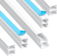 Canalina Passacavi Adesiva, Cavo TV Ordinato, Canalina Passacavi Muro, 15 Mm(D)*