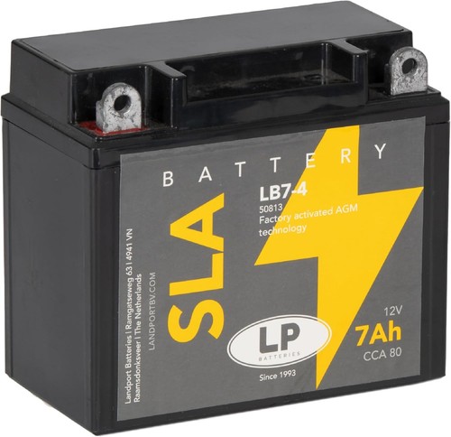 Batteria moto lb7 - lb7-4, sla
