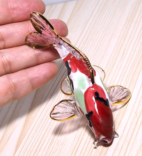 Figurina giapponese carp koi - figurina,