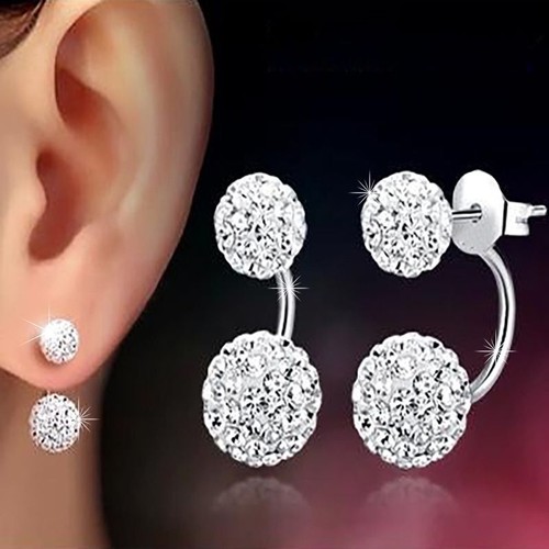 Orecchini donna doppia - , sfera