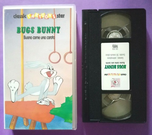 Vhs bugs bunny - vhs, una