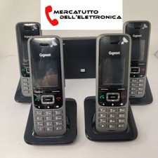 Telefono Cordless Gigaset AS690 IP QUADRUPLO Vivavoce Tasti Illuminati Rubrica
