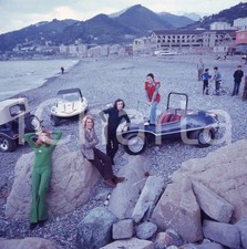1971 CANTAGIRO i RICCHI E POVERI spiaggia e dune buggy DIAPOSITIVA ORIGINALE 2