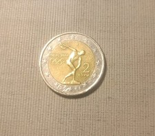 2 EURO COMMEMORATIVI OLIMPIADI ATHENE 2004 