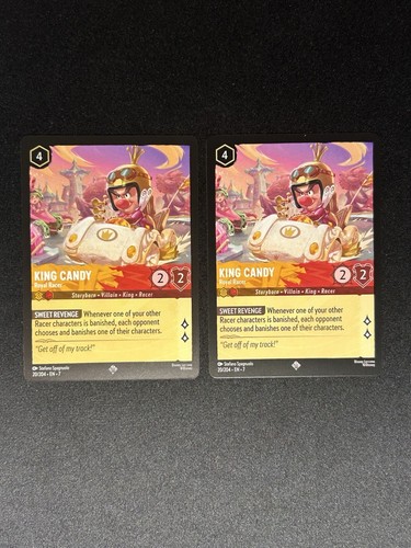 Disney lorcana king candy - disney,