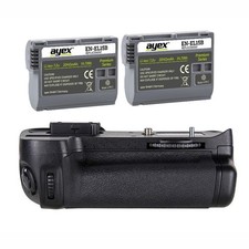 ayex impugnatura batteria impugnatura verticale per Nikon D7000 + 2 batterie EN-EL15B