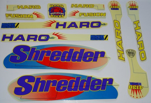 Set adesivi bmx - adesivi, shredder