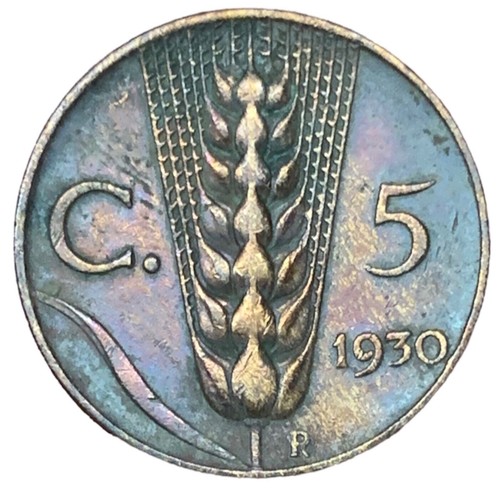 Centesimi 1930 spiga 2 - -, 2°