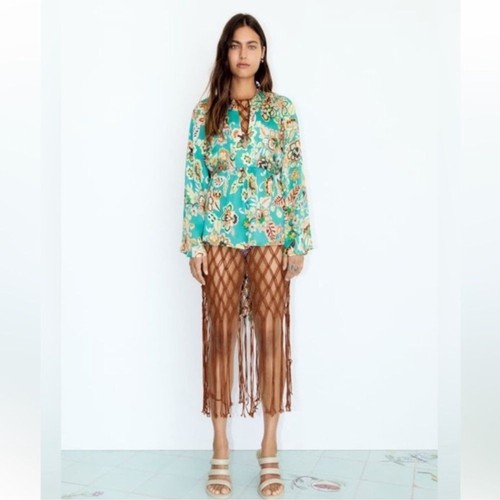 Zara floral teal - teal, bohemian