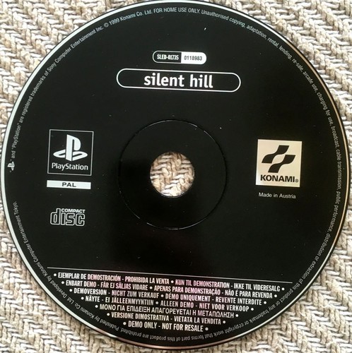 Démo silent hill disque - dÉmo,