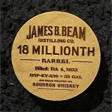 Jim Beam 18 milionesimo tappo