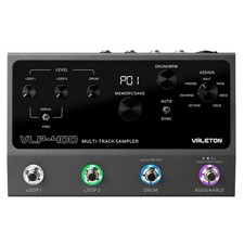 Valeton Guitar Station Looper Pedal 100-Stereo Drum Machine Multieffetto DE SHI