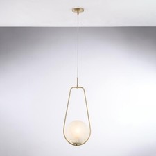 Modern Brass Pendant