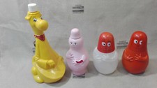 LOTTO PERSONAGGI PLASTICA DURA VINTAGE TOYS OLD RARE FIGURE TV BARBAPAPA 