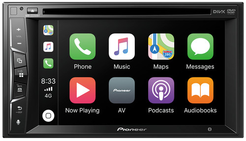 Pioneer double din dvd - pioneer, 6.2"