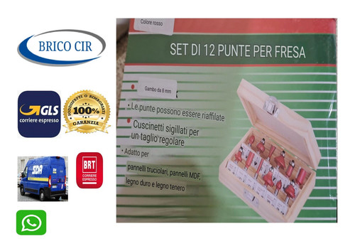 Set frese fresa per - per, legno