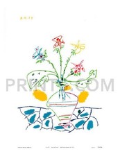 Vaso Pablo Picasso con fiori