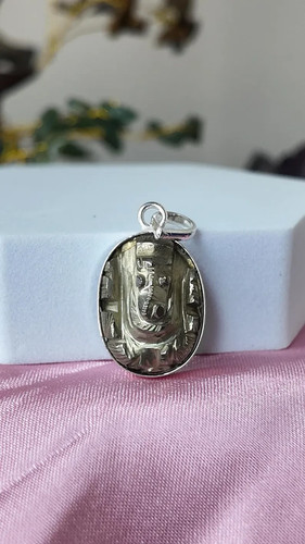Hand carved pyrite - hand-carved,